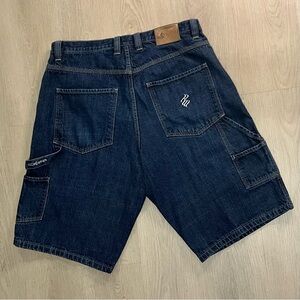 WORN Rocawear Carpenter Denim (Jorts) Jean Shorts Medium Wash